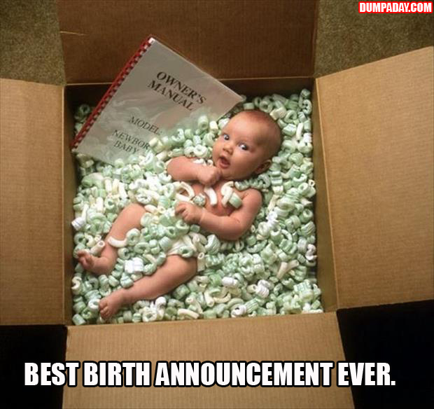 meme birth announcement